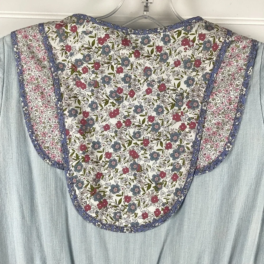 Zara NWT Girls YOKE DETAIL Floral PATCHWORK Jumpsuit Size S(13-14years old)